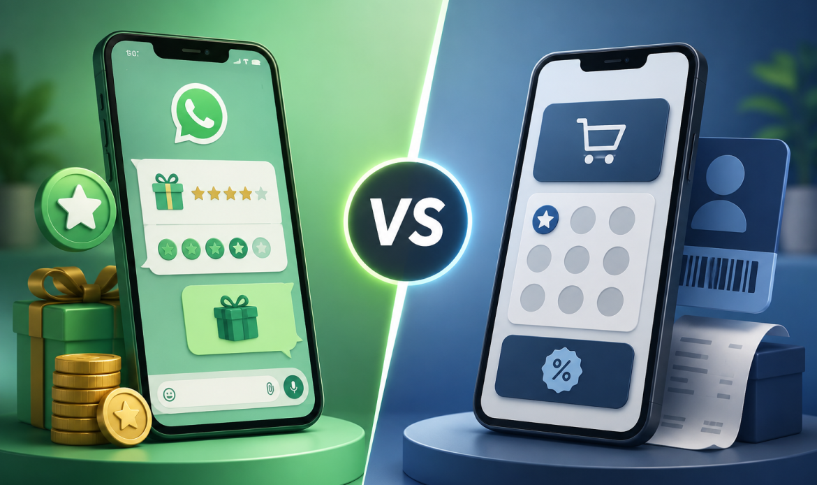 WhatsApp Loyalty Programs vs Traditional Loyalty Apps